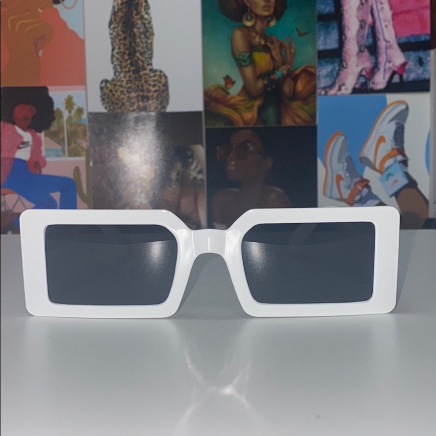 White Rectangular Frames